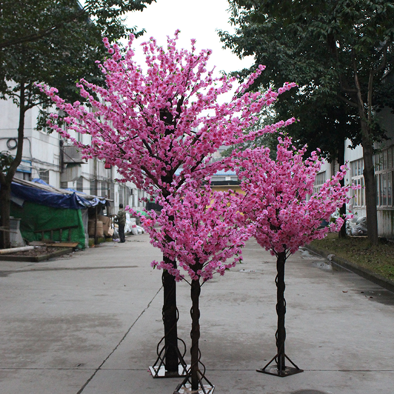 仿真桃花樹